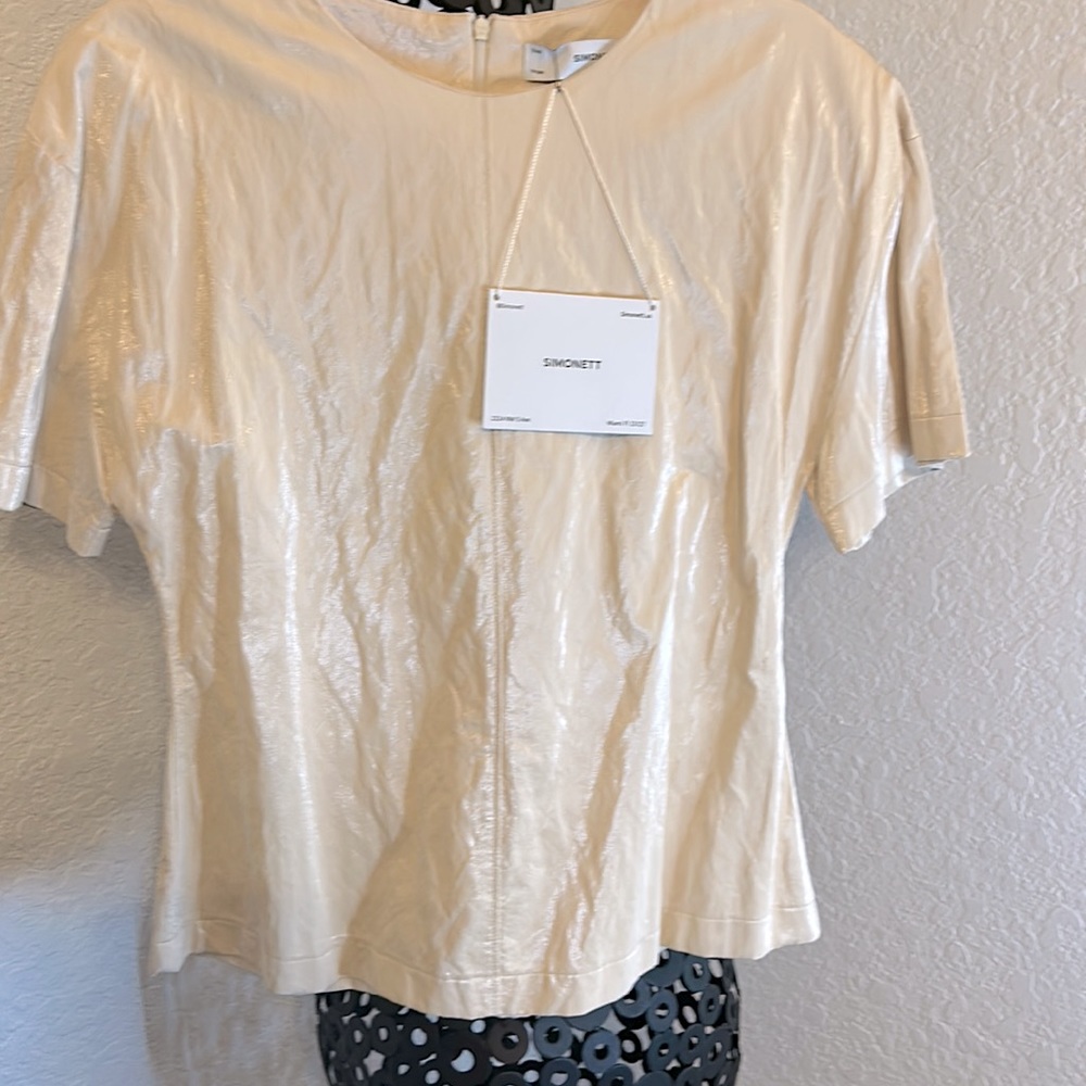 Simonett Diana Top in White cream L